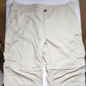 Columbia Men's Omni-shade Tan Convertibles Size 40x32